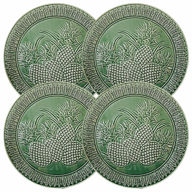 Bordallo Pinheiro 13" Pineapple Charger Plates