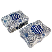 Double Happiness & Scrolling Peonies Decorative Box