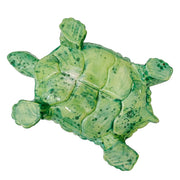 Turquoise & Teal Ceramic Turtle Lidded Trinket Box
