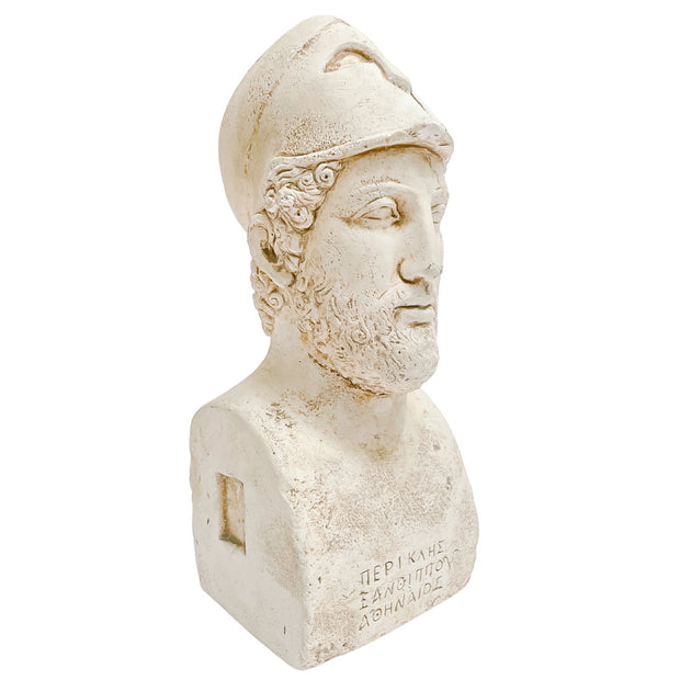 Pericles Plaster Portrait Bust Sculpture