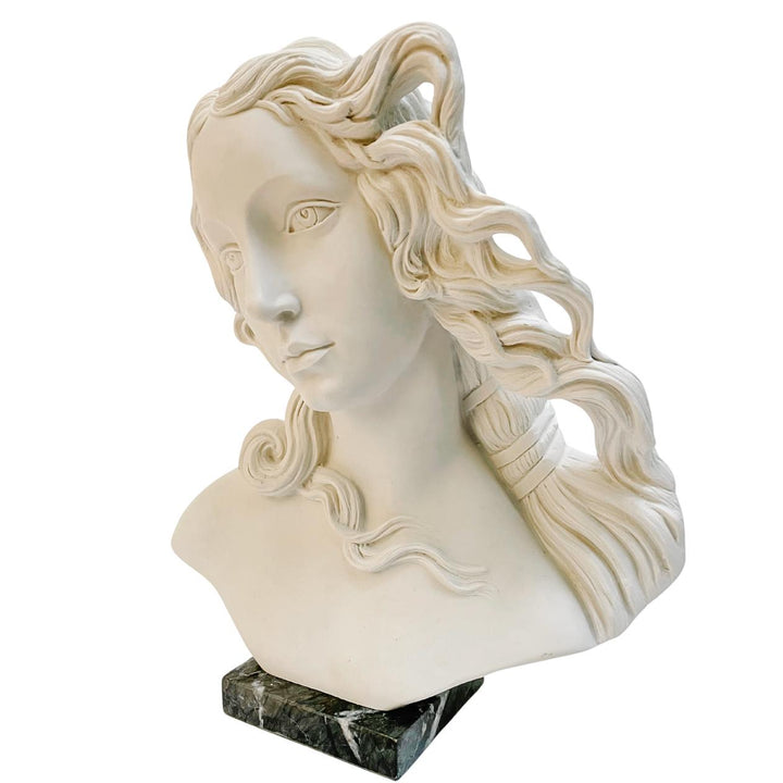 Italian Bust of Goddess Venus on Marble Base