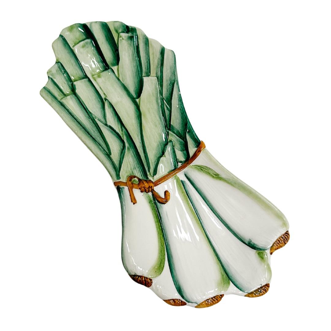 Italian Majolica Trompe-L'Oeil Appetizer Plates