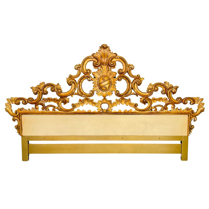 Karges Rococo Louis VI King Size Headboard Carved Giltwood