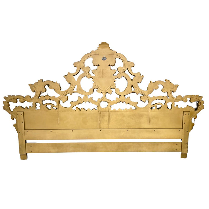 Karges Rococo Louis VI King Size Headboard Carved Giltwood