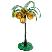 1960s Italian Murano Glass Palm Tree With Coconuts