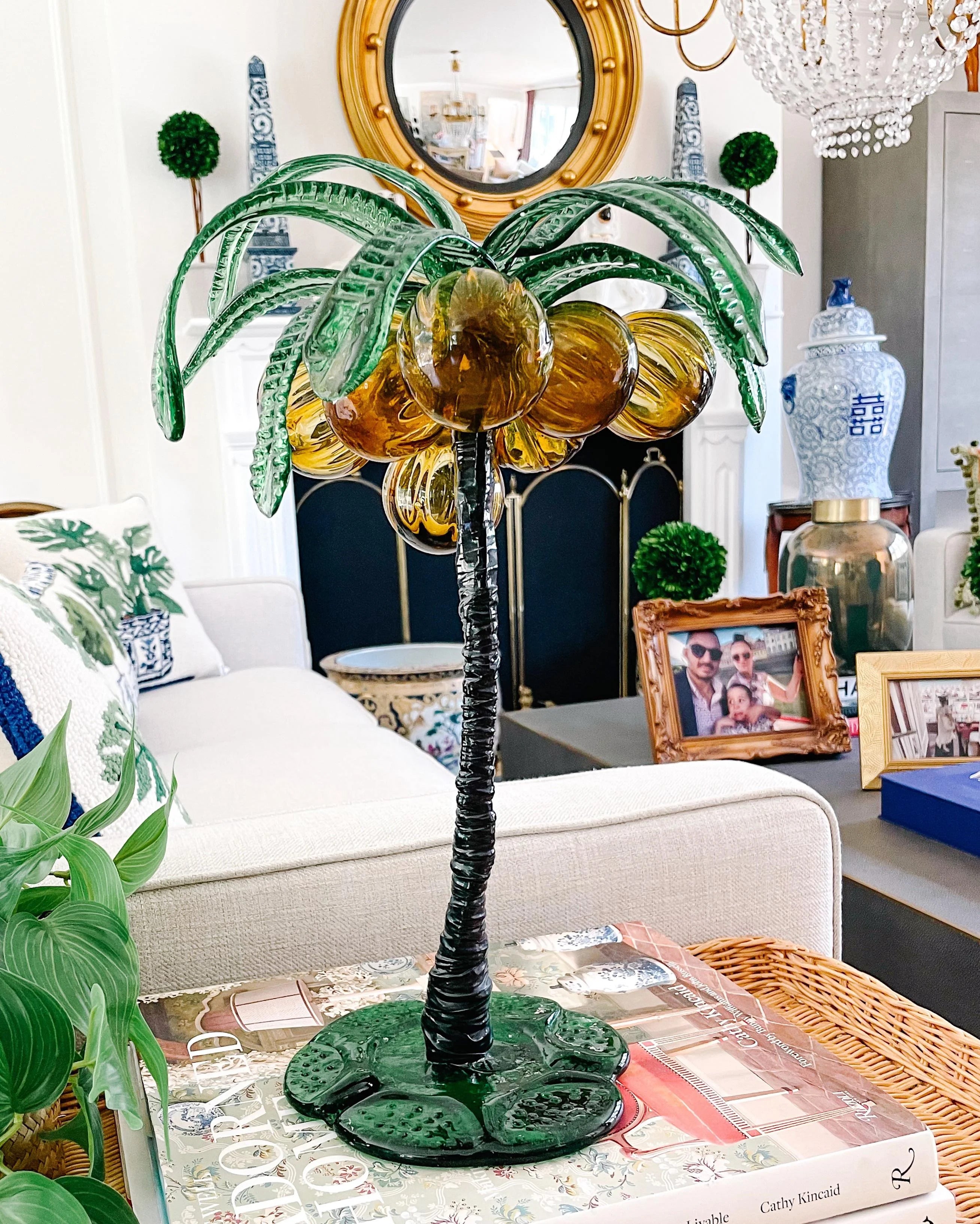 1960s Italian Murano Glass Palm Tree With Coconuts – House of Andaloo