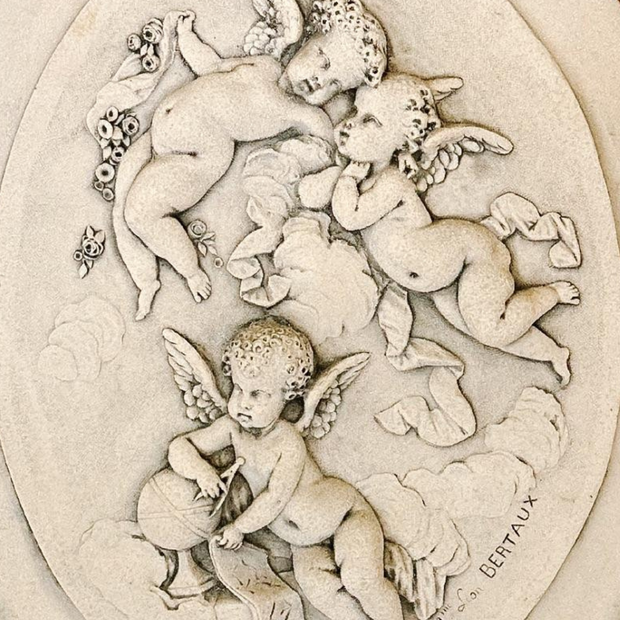 vintage-french-wall-plaque-with-winged-cherubs-by-mme-leon-bertaux-4392