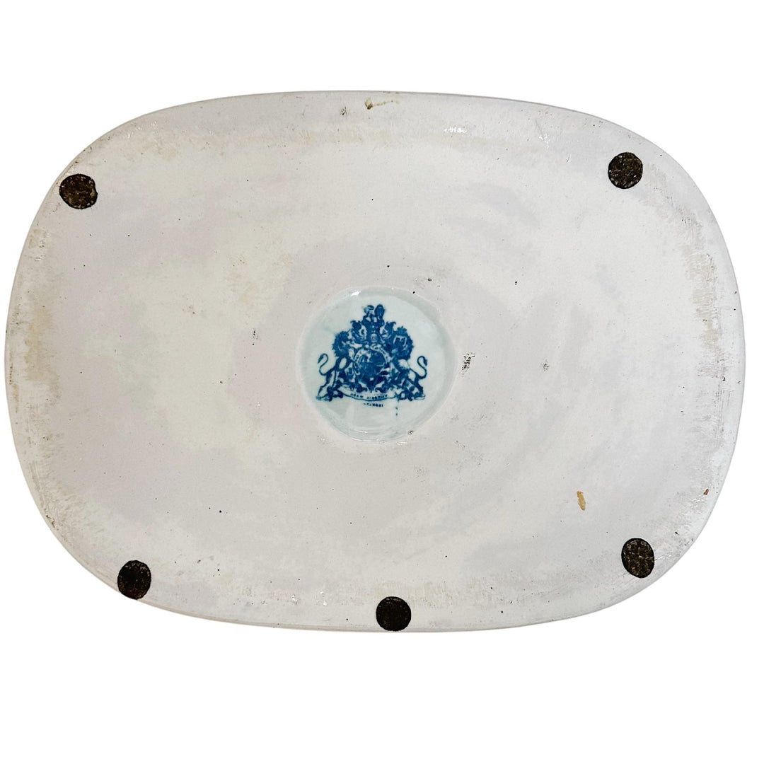 Chinoiserie Blue Ironstone Foot Bath Planter