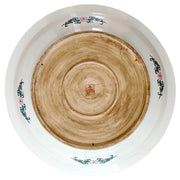 Tobacco Leaf Decorative Charger Plate on Stand