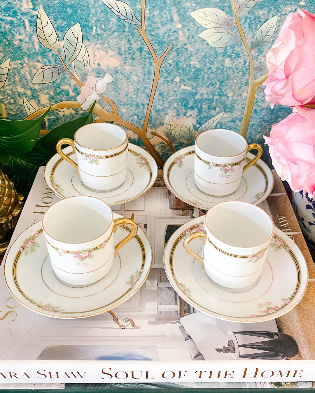 Antique Austrian Espresso Cups Set