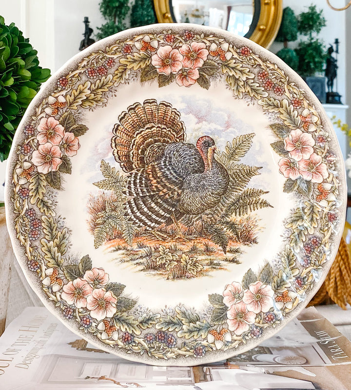 Queen's Thanksgiving Single Turkey Dinner Plate