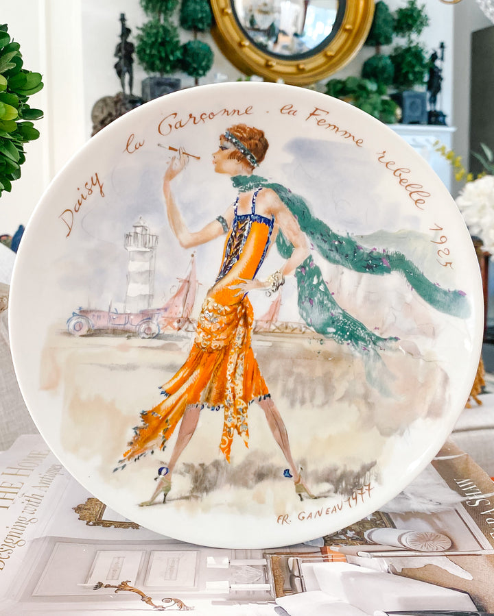 D'Arceau Limoges Plates Les Femmes Du Siecle