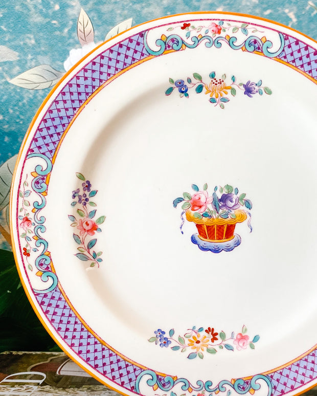 19th C. Antique Spode For Tiffany & Co NY Plates Set