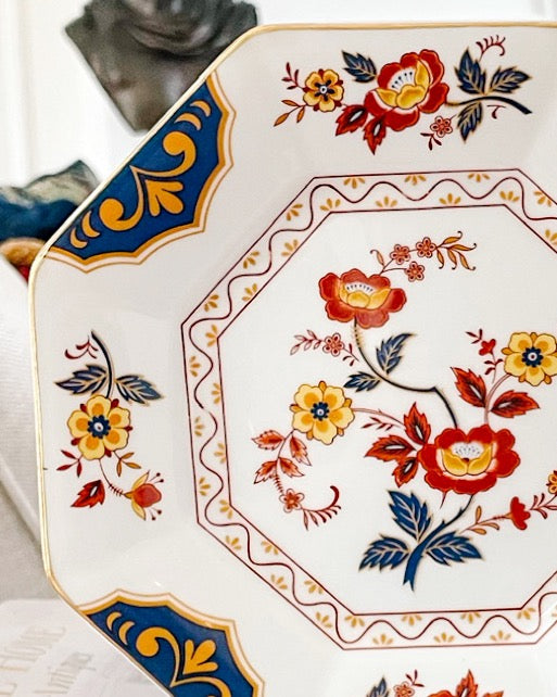 Set Of 10 Vintage Octagonal Salad Plates By Mikasa