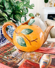 Vintage Fitz & Floyd Orange Tree Teapot