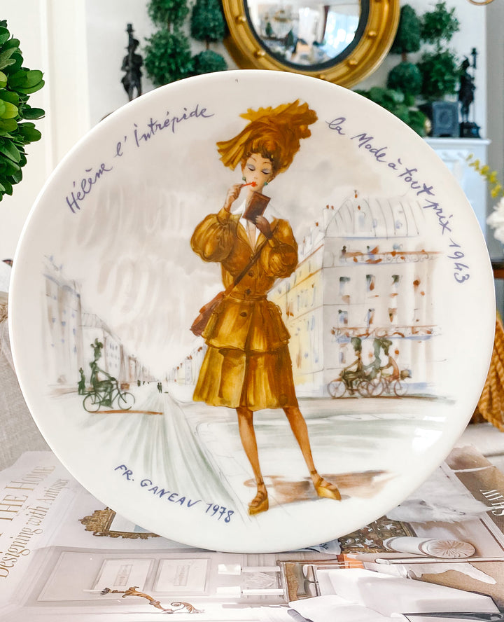 D'Arceau Limoges Plates Les Femmes Du Siecle