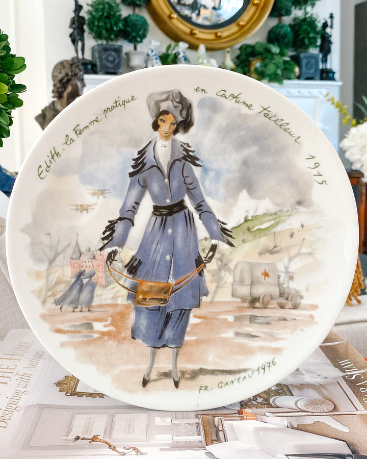 D'Arceau Limoges Plates Les Femmes Du Siecle