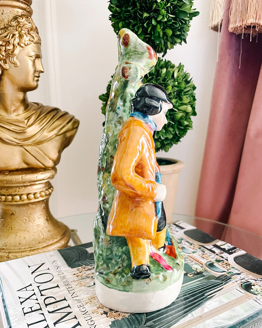 Vintage English Staffordshire Spill Vase