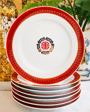 Double Happiness Medallion Plates Set